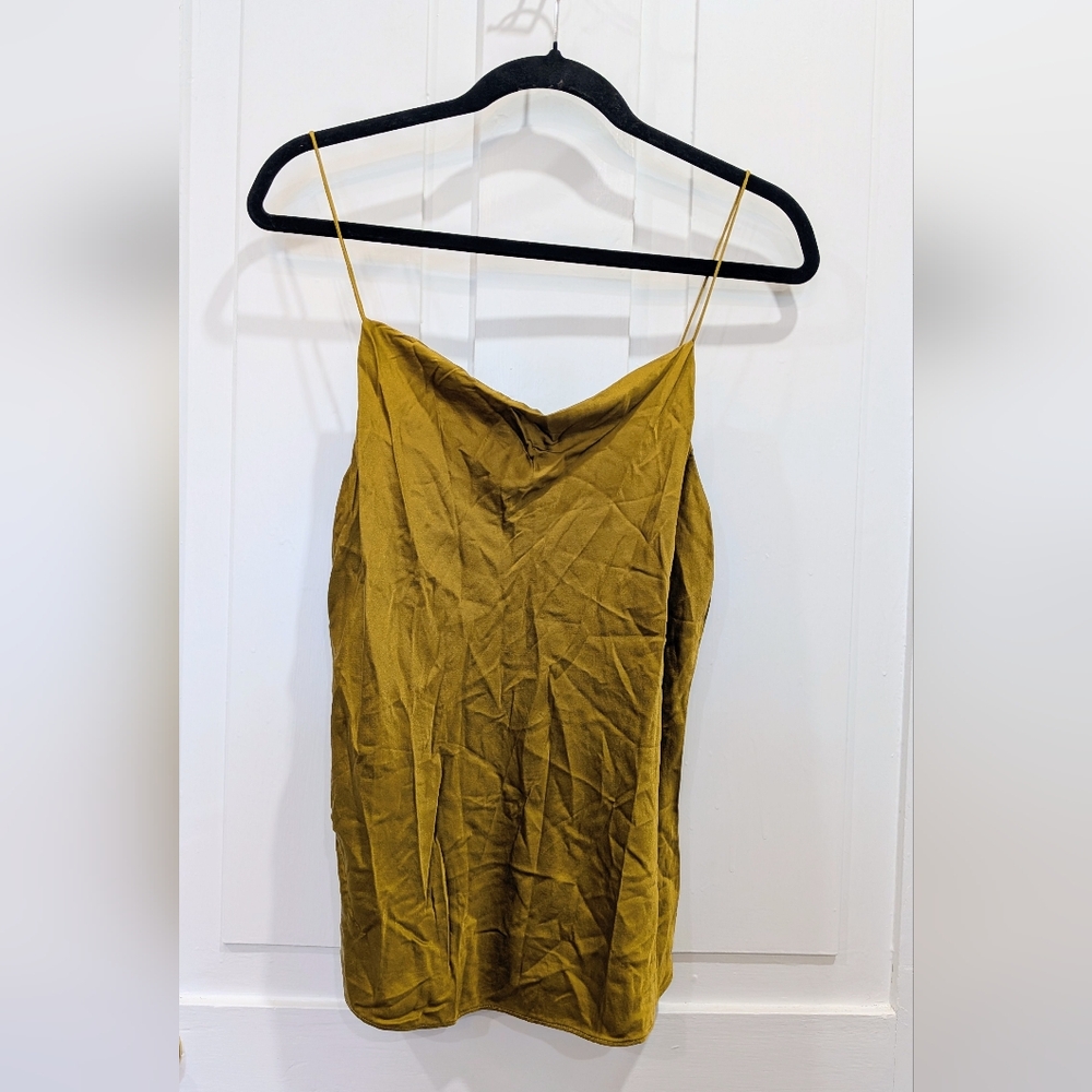 CAMI NYC The Axel Cami In Chartreuse Silk | Medium - Picture 2 of 6